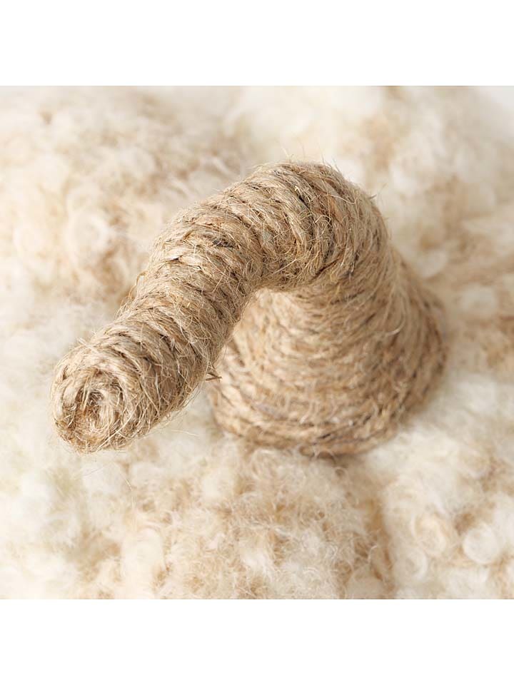 Boltze Dekoaufsteller Boucla, Kürbis, H 17 cm, Polyethylen, in Beige - (H)17 cm günstig kaufen onesize