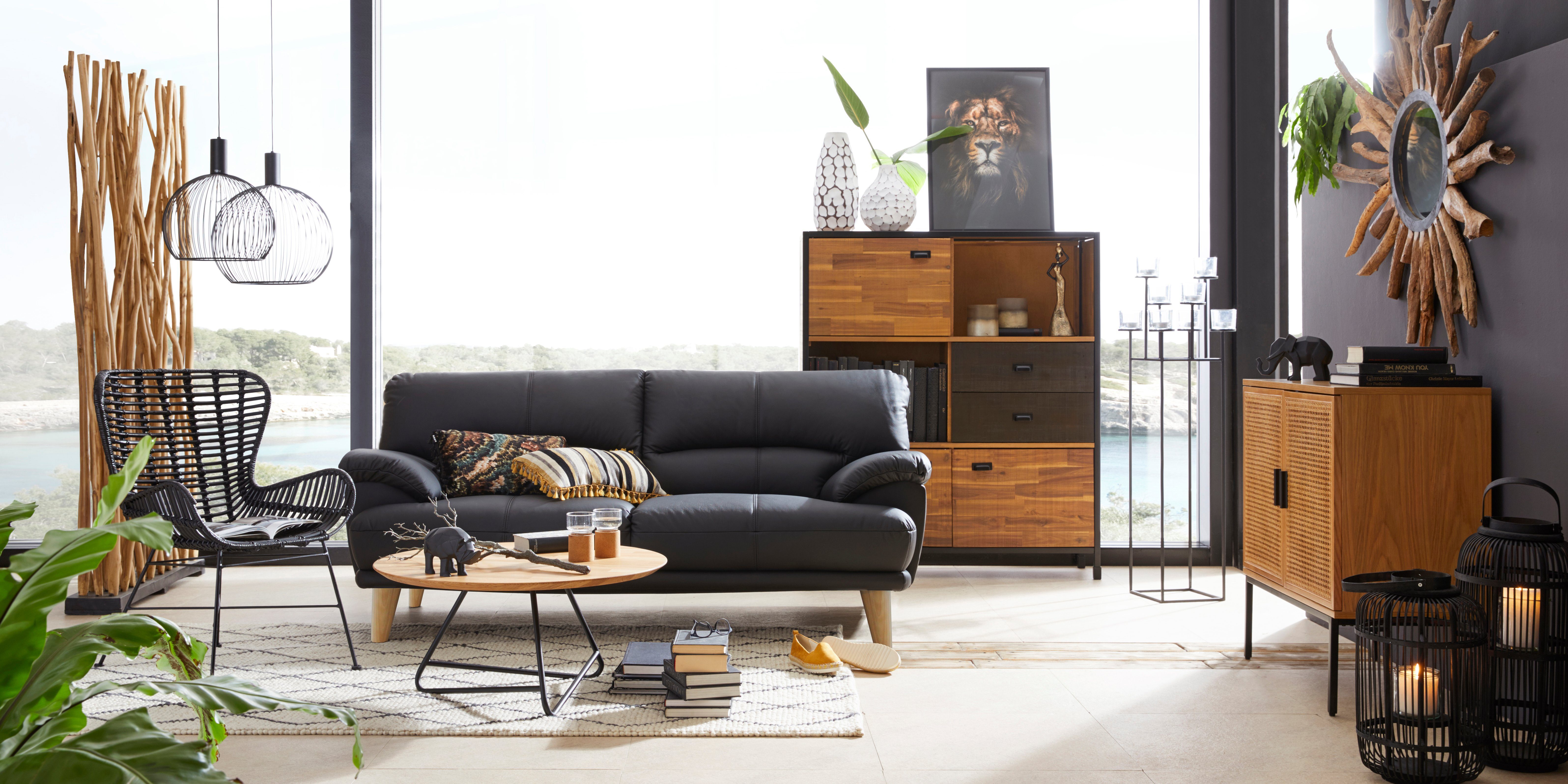 TRENDMANUFAKTUR 3-Sitzer Cecilia