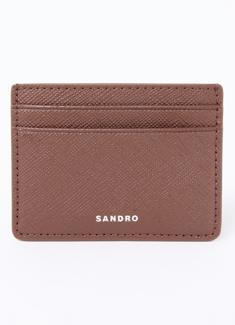 Suport card din piele Sandro