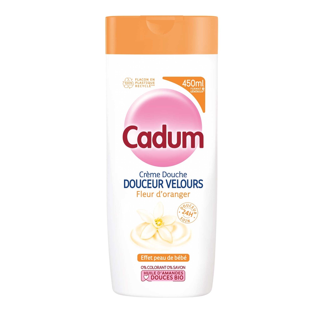 cadum Douceur Velours Crème Douche Fleur d'Oranger