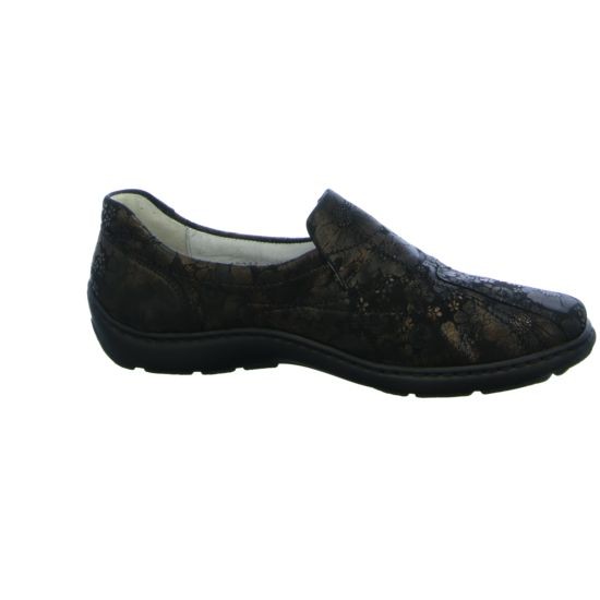 WALDLÄUFER Sportliche Slipper schwarz Henni