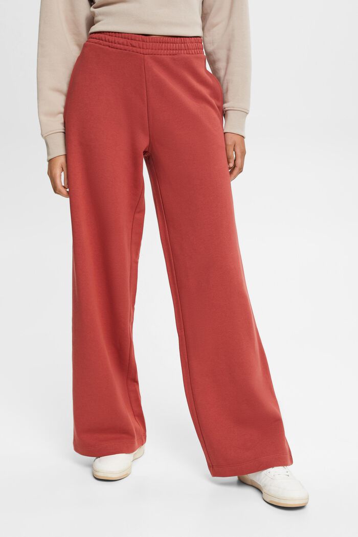 High-Rise-Pants im Jogger-Style mit weitem Bein