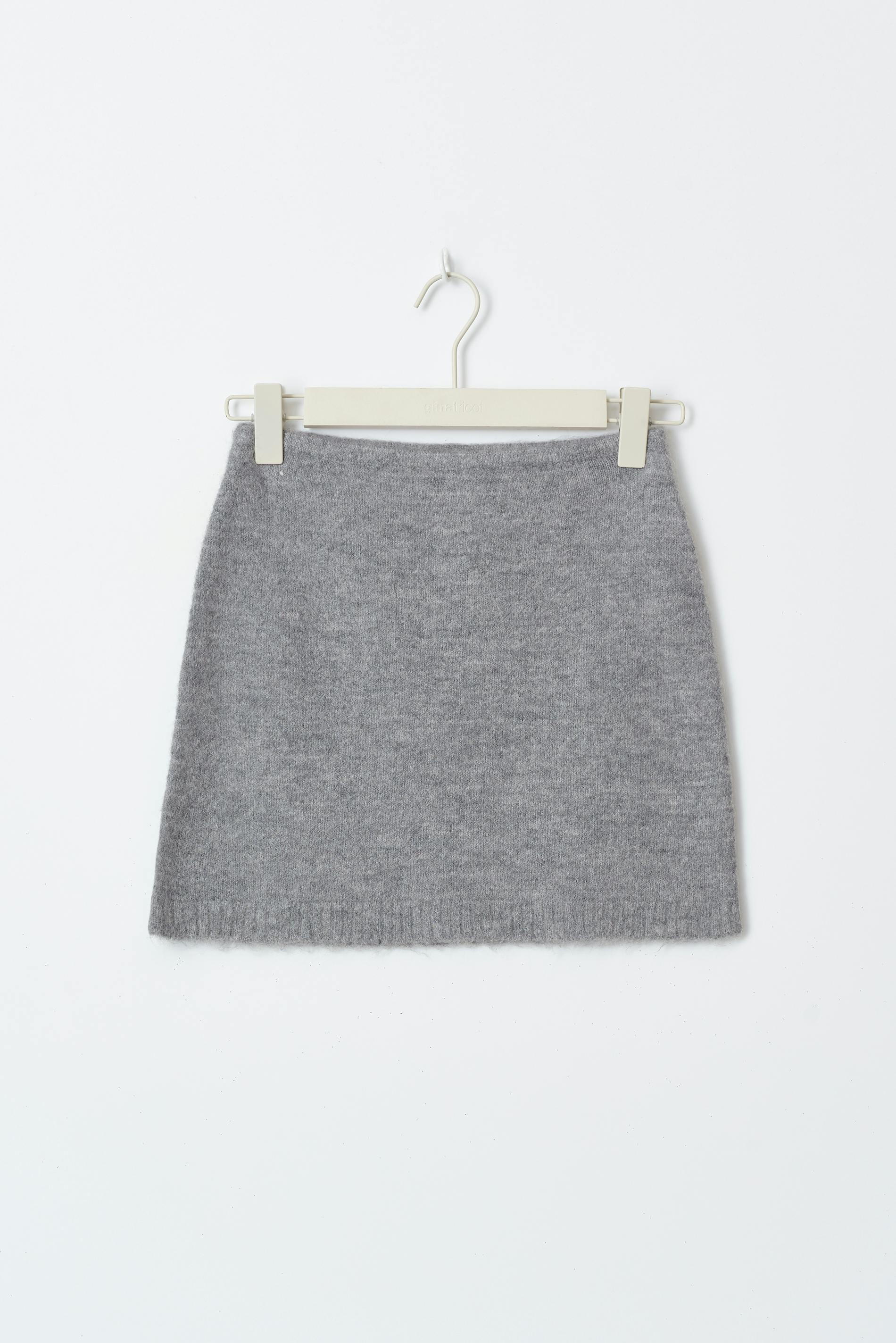 Knitted mini skirt