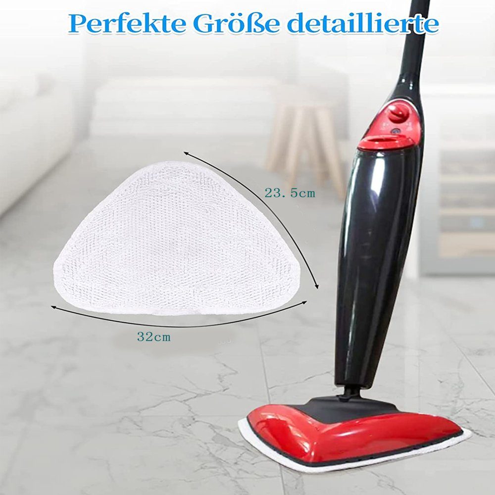 GelldG Dampfreiniger 6 Pack Dampfreiniger Ersatzbezüge für Vileda, Steam Ersatzbezugs