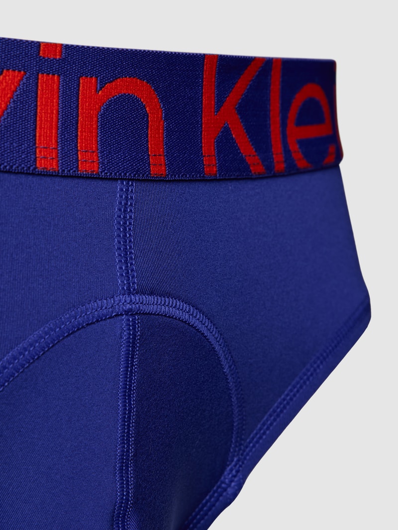 Slip mit elastischem Logo-Bund Modell 'FUTURE' in royalblau