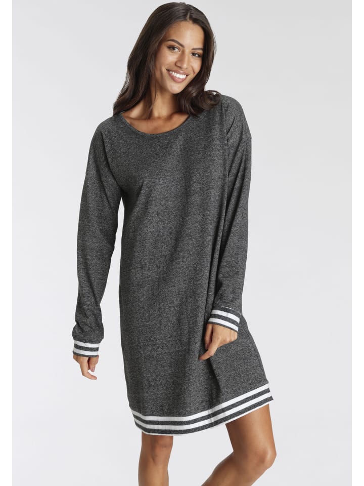 VIVANCE DREAMS Sleepshirt in schwarz meliert günstig kaufen