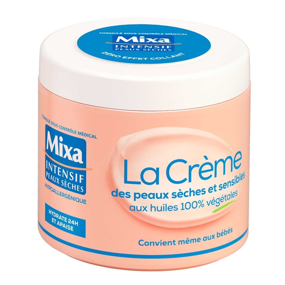 mixa Intensif peaux sèches La Crème Corps Des Peaux Sèches et Sensibles