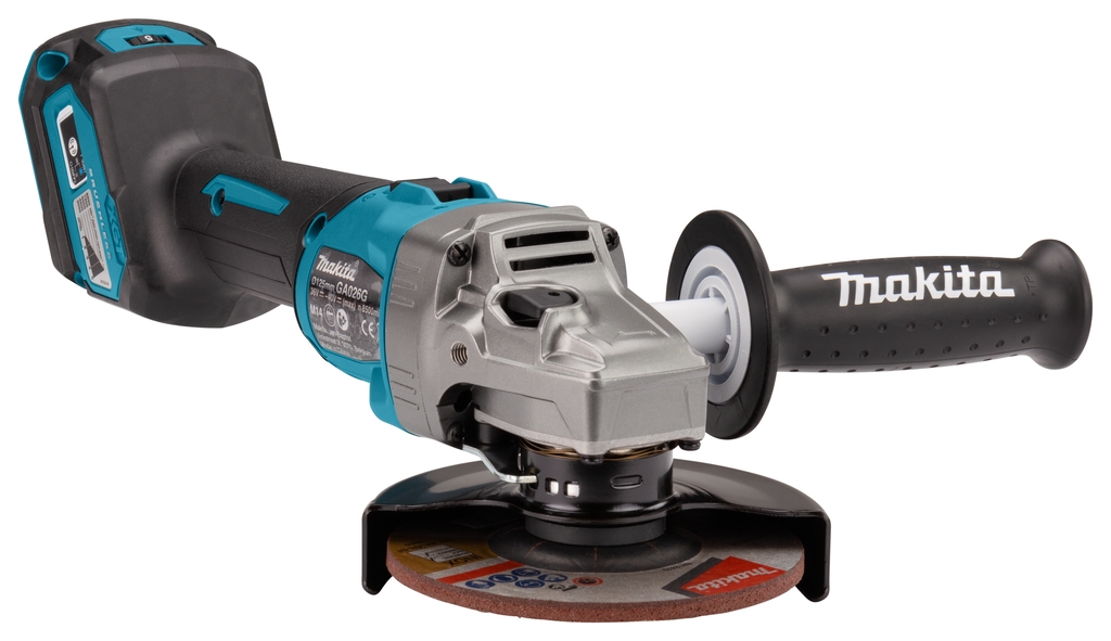 Meuleuse d'angle Makita GA026GZ 40 V max avec mandrin AWS 125 mm (batteries et chargeur non inclus).