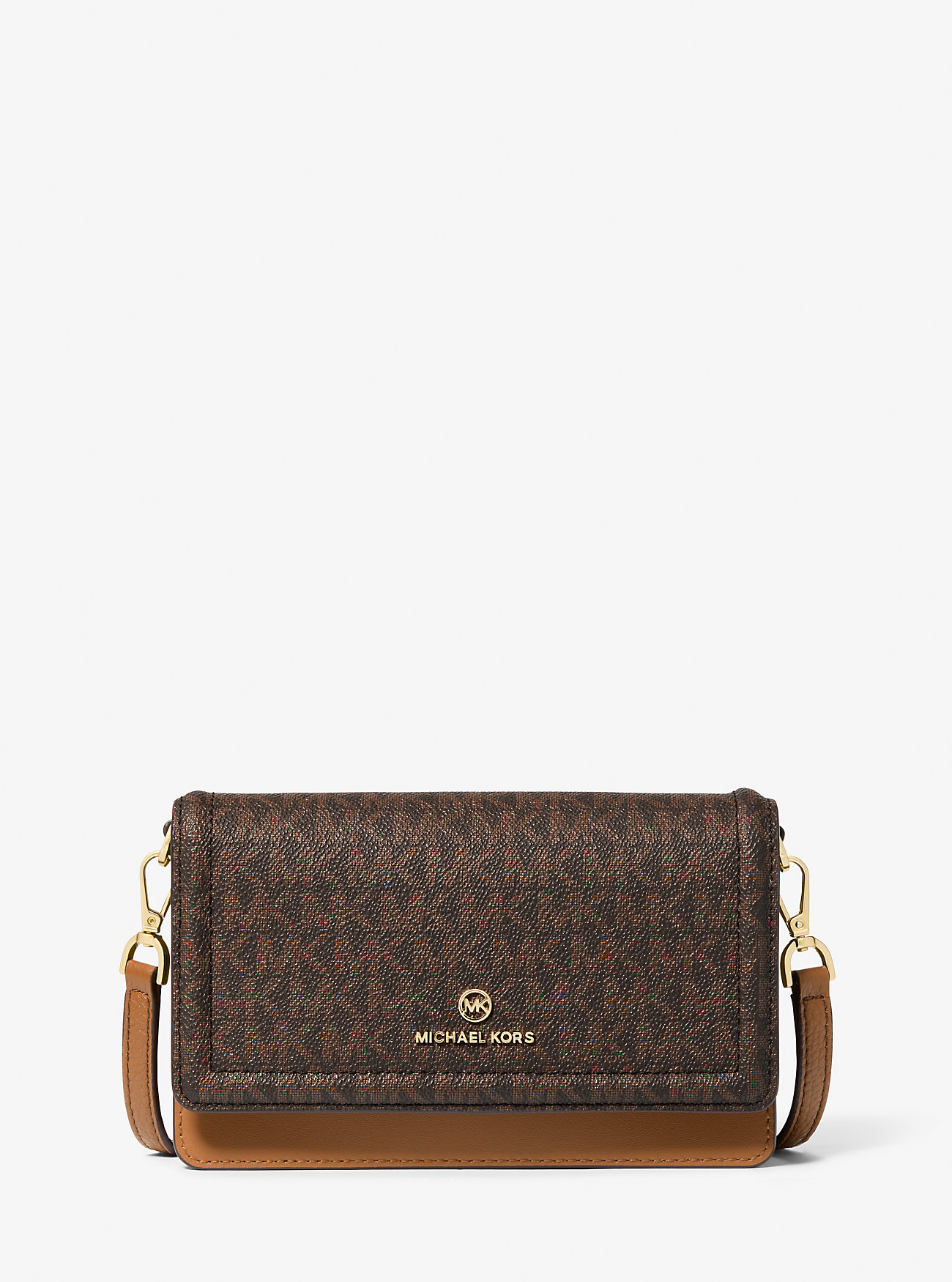 Jet Set Liten Logo Smarttelefon Konvertibel Skulderveske – BRN/ACORN