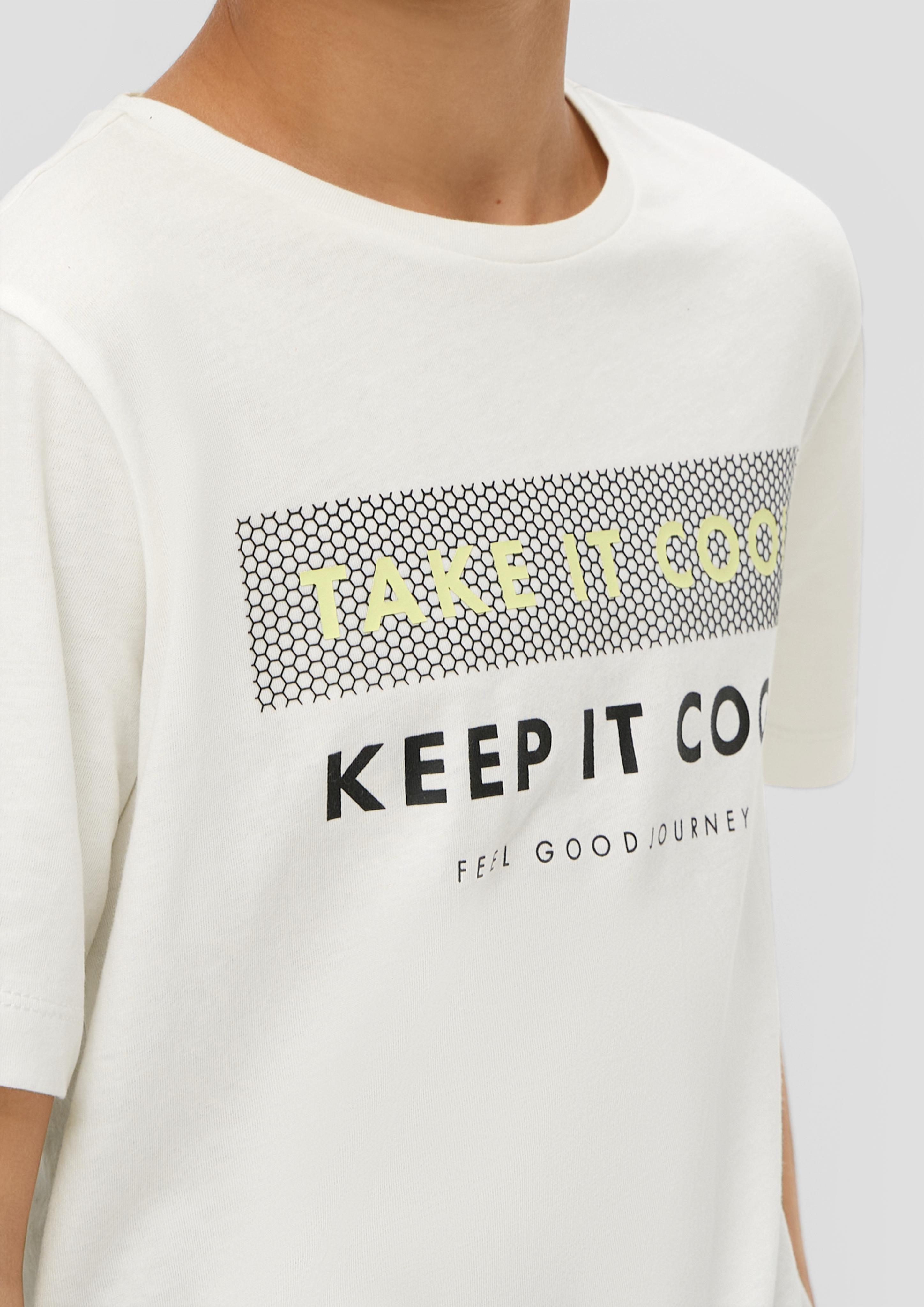 T-Shirt mit Schriftprint  2143077-0210