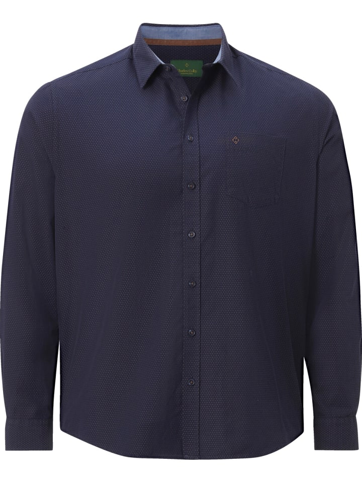Charles Colby Hemd DUKE RYE in blau günstig kaufen