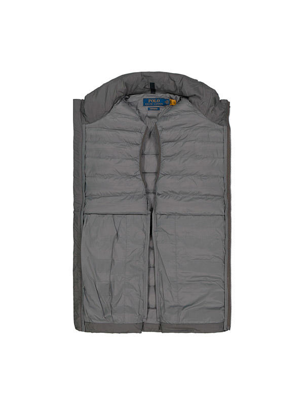 Polo Ralph Lauren, Steppweste, Mikrofaser, grau