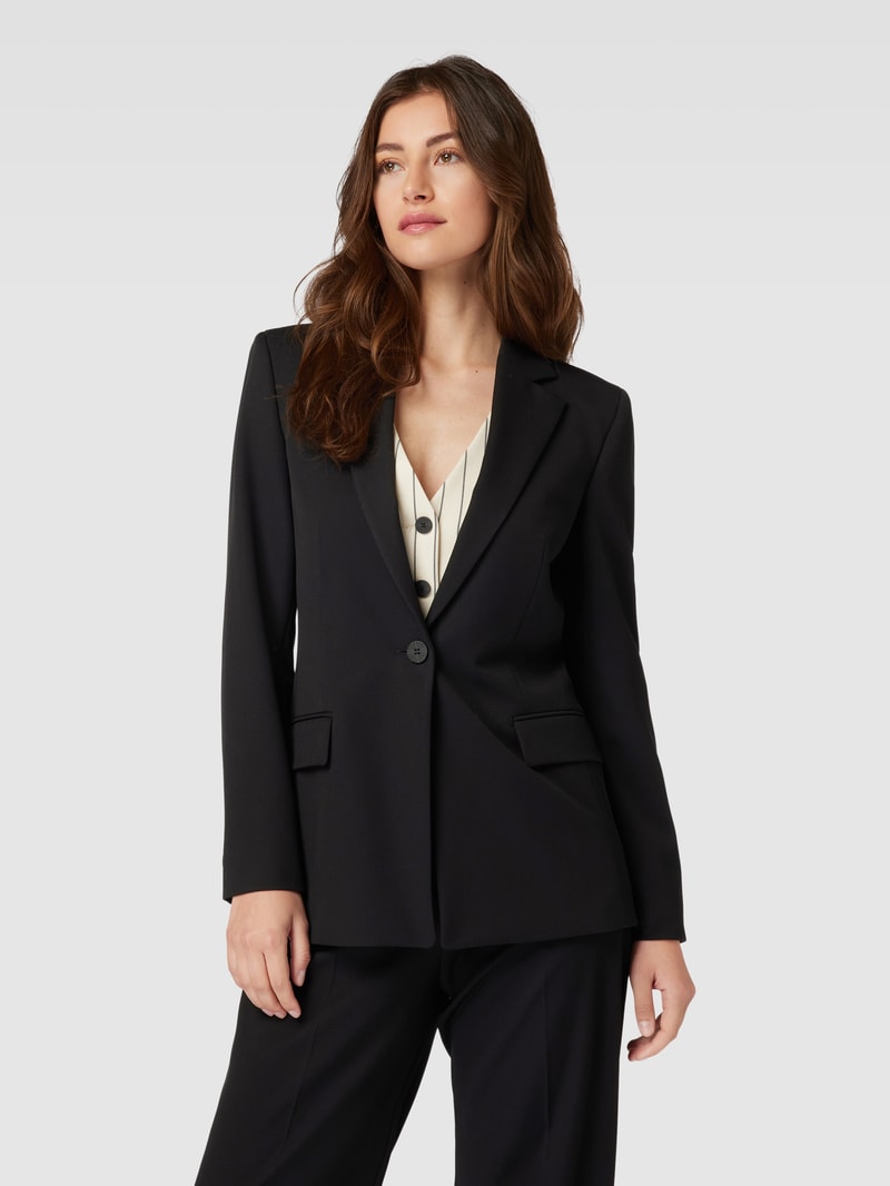 Blazer mit Pattentaschen Modell 'ATANA' in schwarz