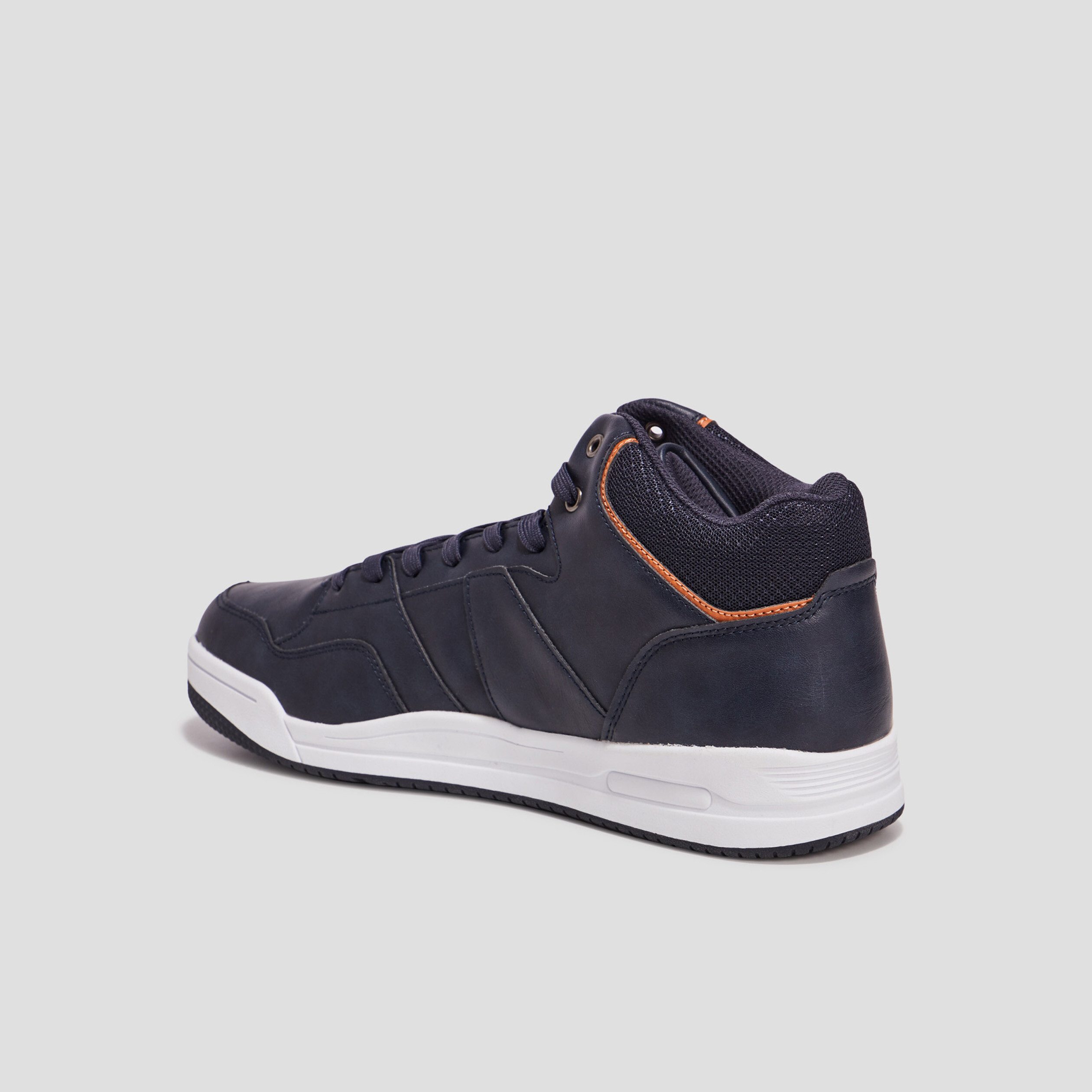 Baskets montantes Creeks bleu marine homme | La Halle