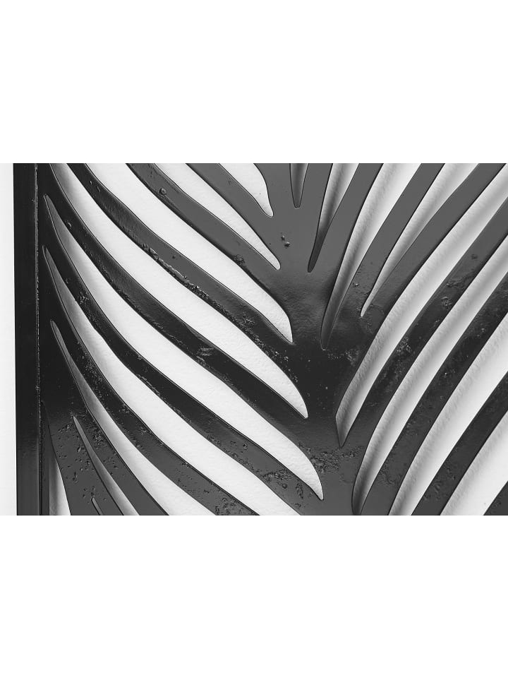 kobolo Metallbild FEATHER in Schwarz günstig kaufen onesize