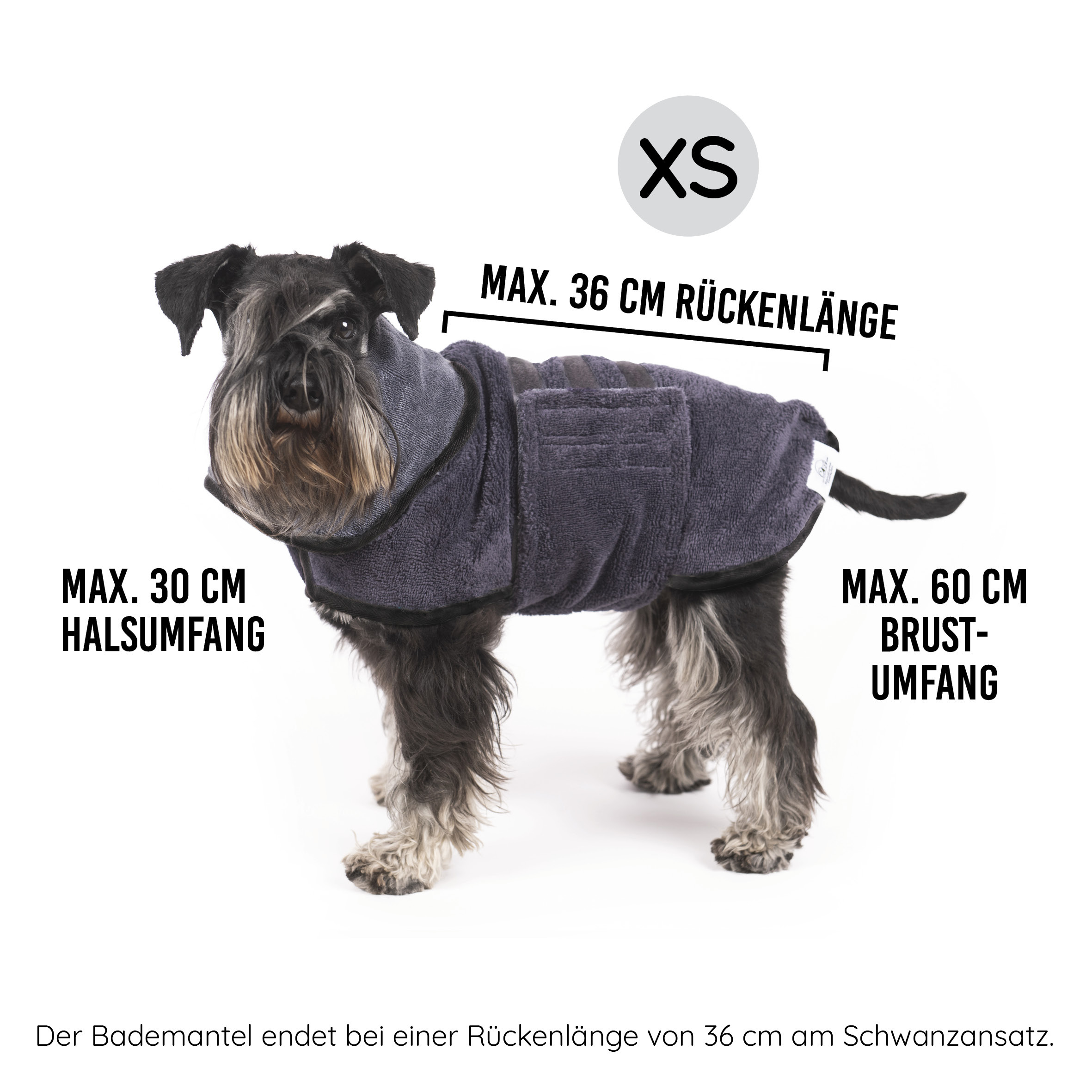 KaraLuna Hundemäntel KaraLuna Bademantel für Hunde XS