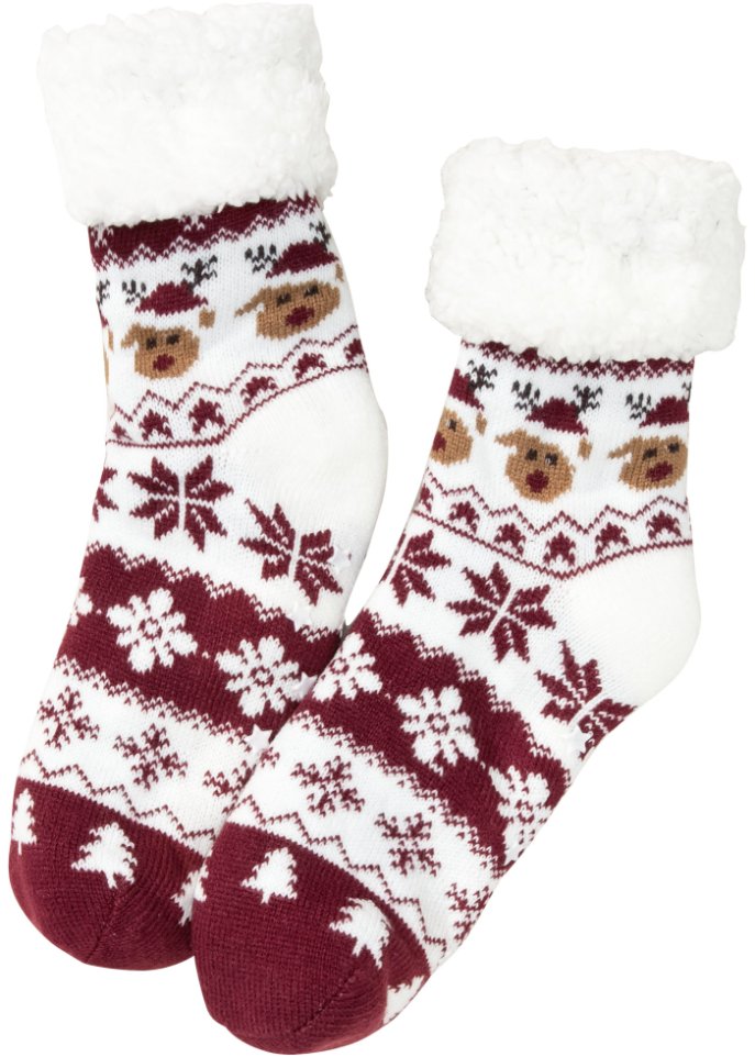 Kuschelsocken mit Teddyfutter