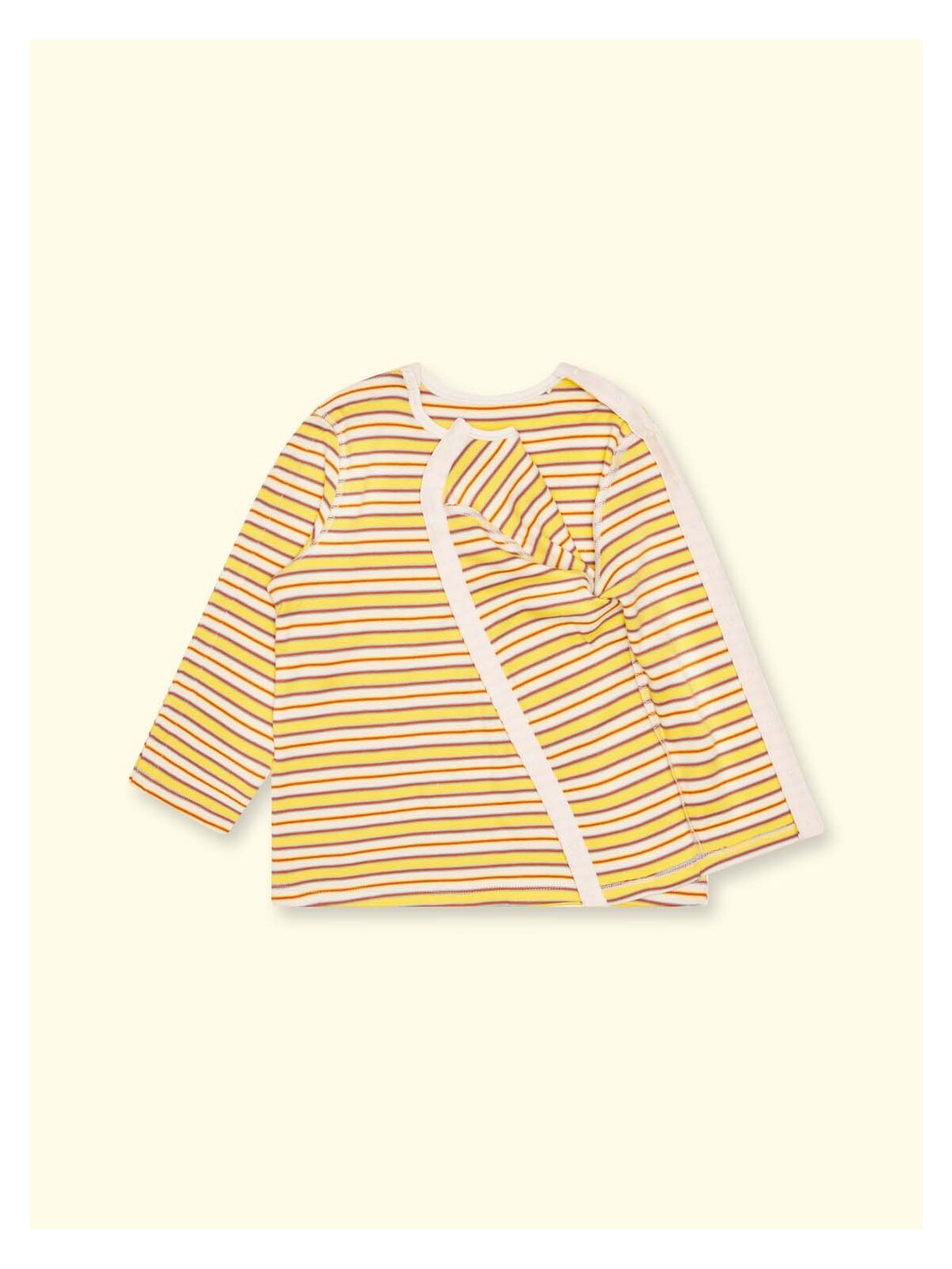 Wombly Karl Langarmshirt gelbgestreift