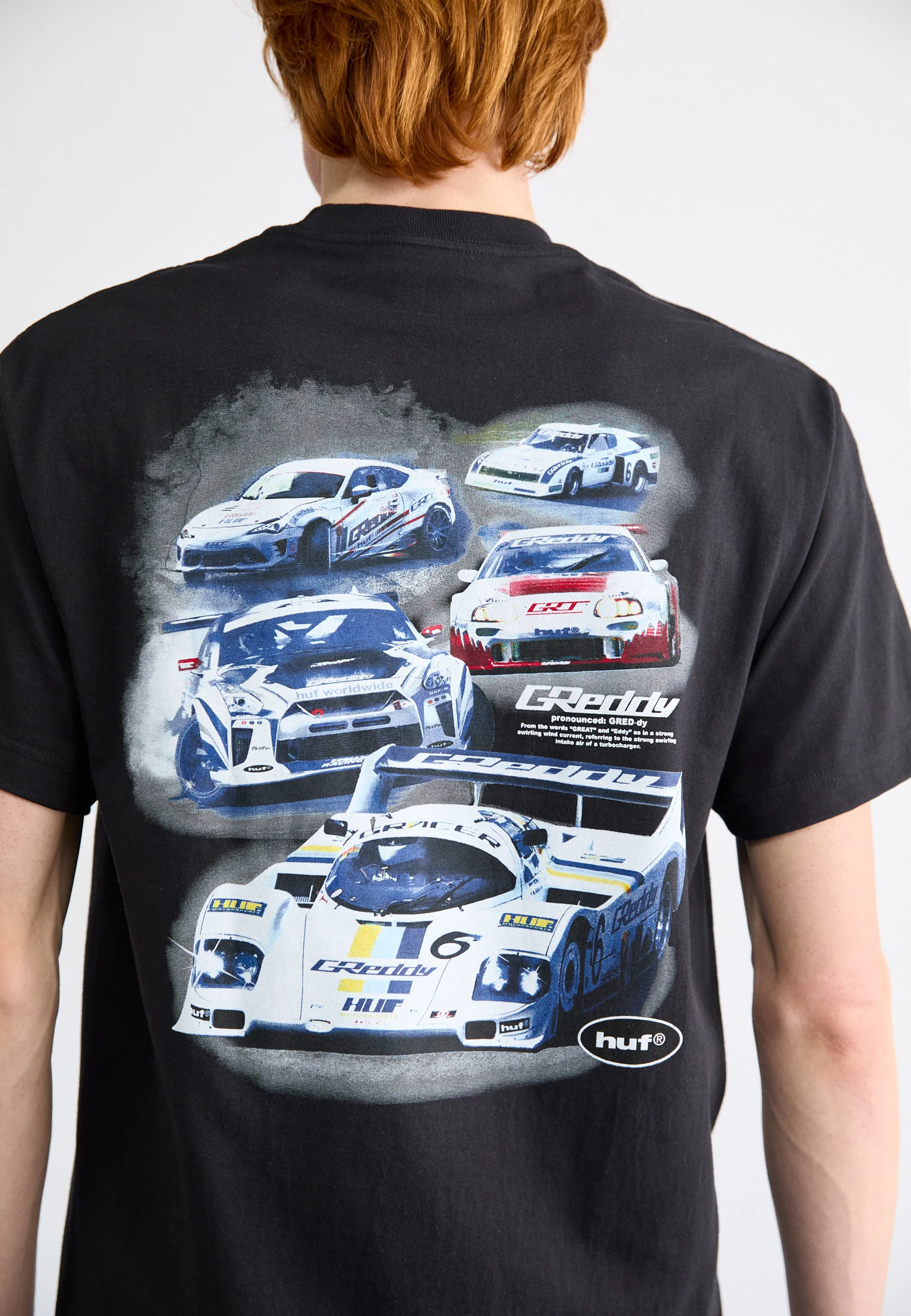 HUF GREDDY TEE - Camiseta estampada