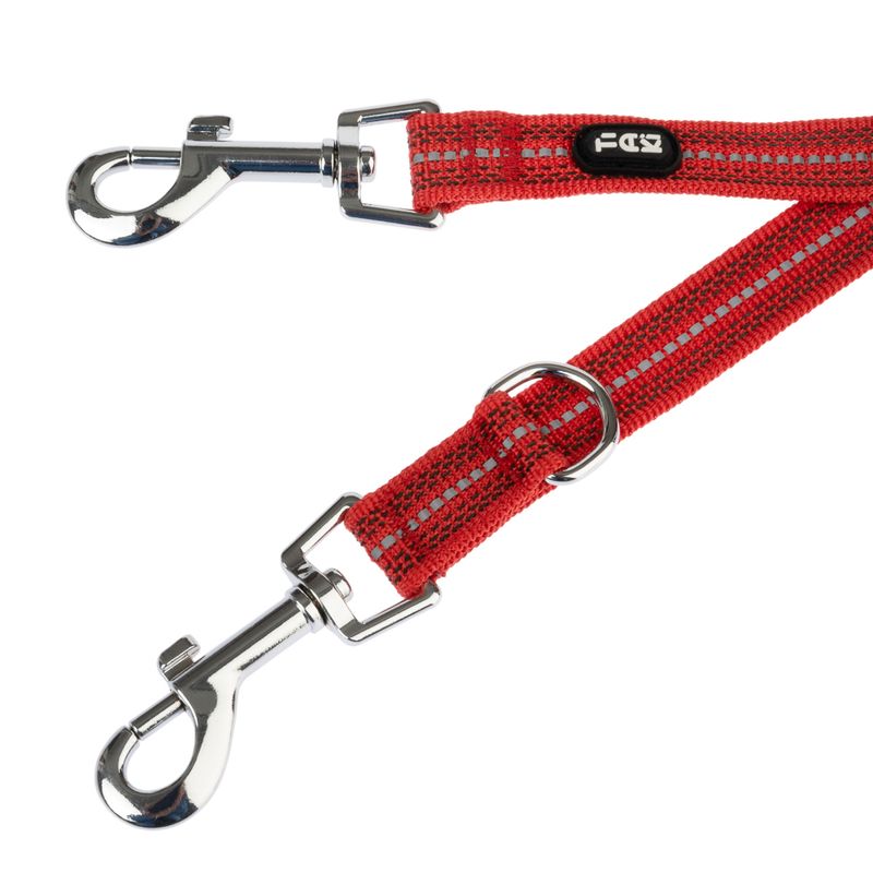 TIAKI Hundeleine Reflective Rubber, rot zu TOP-Preisen | bitiba %