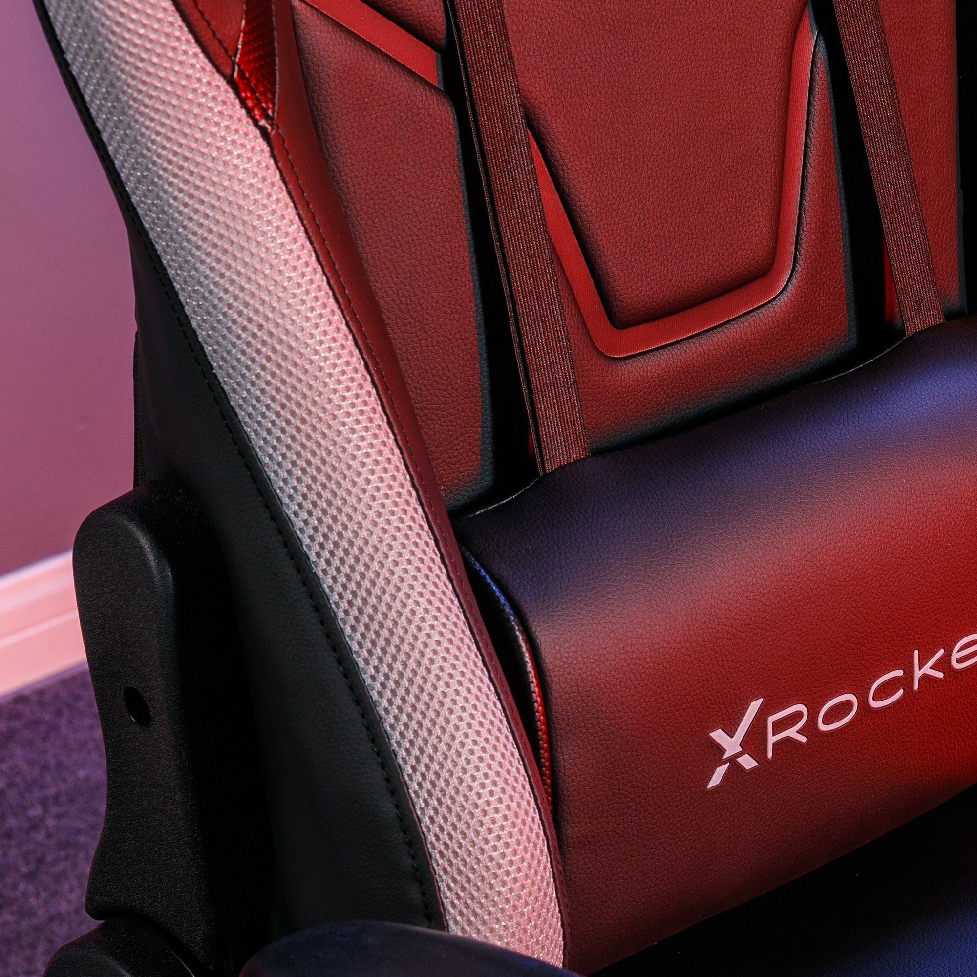 X Rocker Gaming-Stuhl Agility Compact RGB Bürostuhl für Kinder & Teenager mit Beleuchtung
