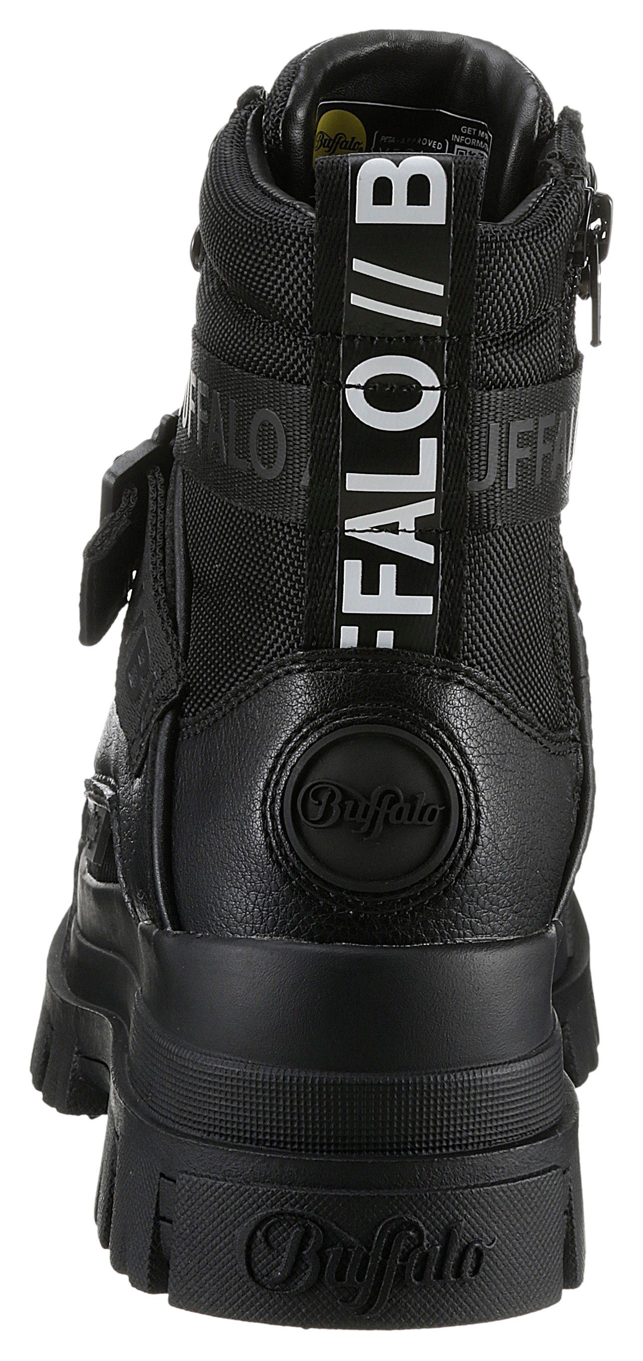 Buffalo ASPHA COM1 LACEUP MID Schnürboots mit Memory Foam Ausstattung