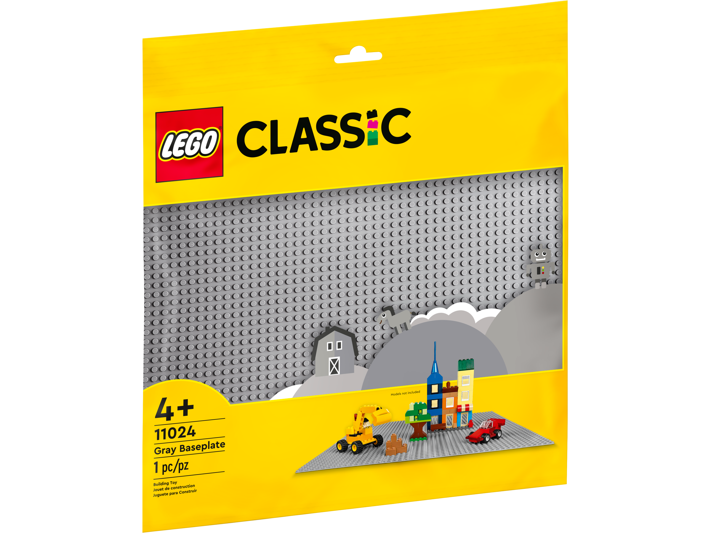 La plaque de construction grise 11024