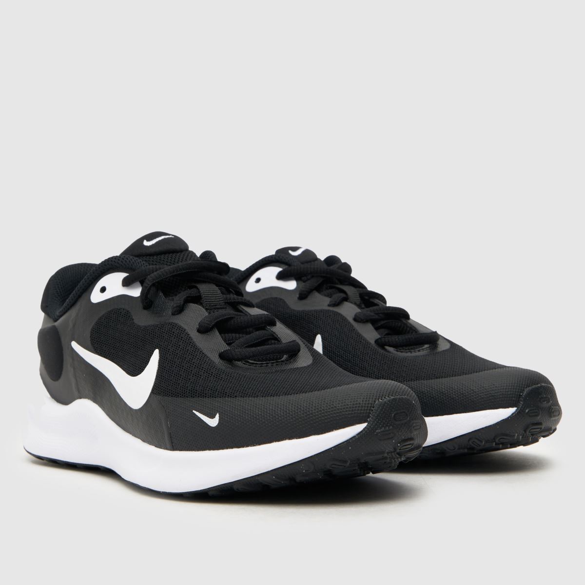 Nike Revolution 7 Barnskor i svart och vitt