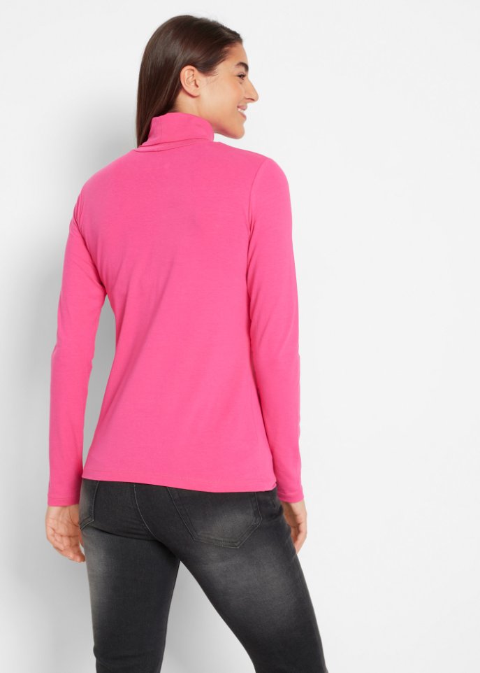 Langarmshirt mit Rollkragen (2er Pack)