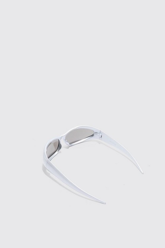 Racer Sonnenbrille aus Chrom