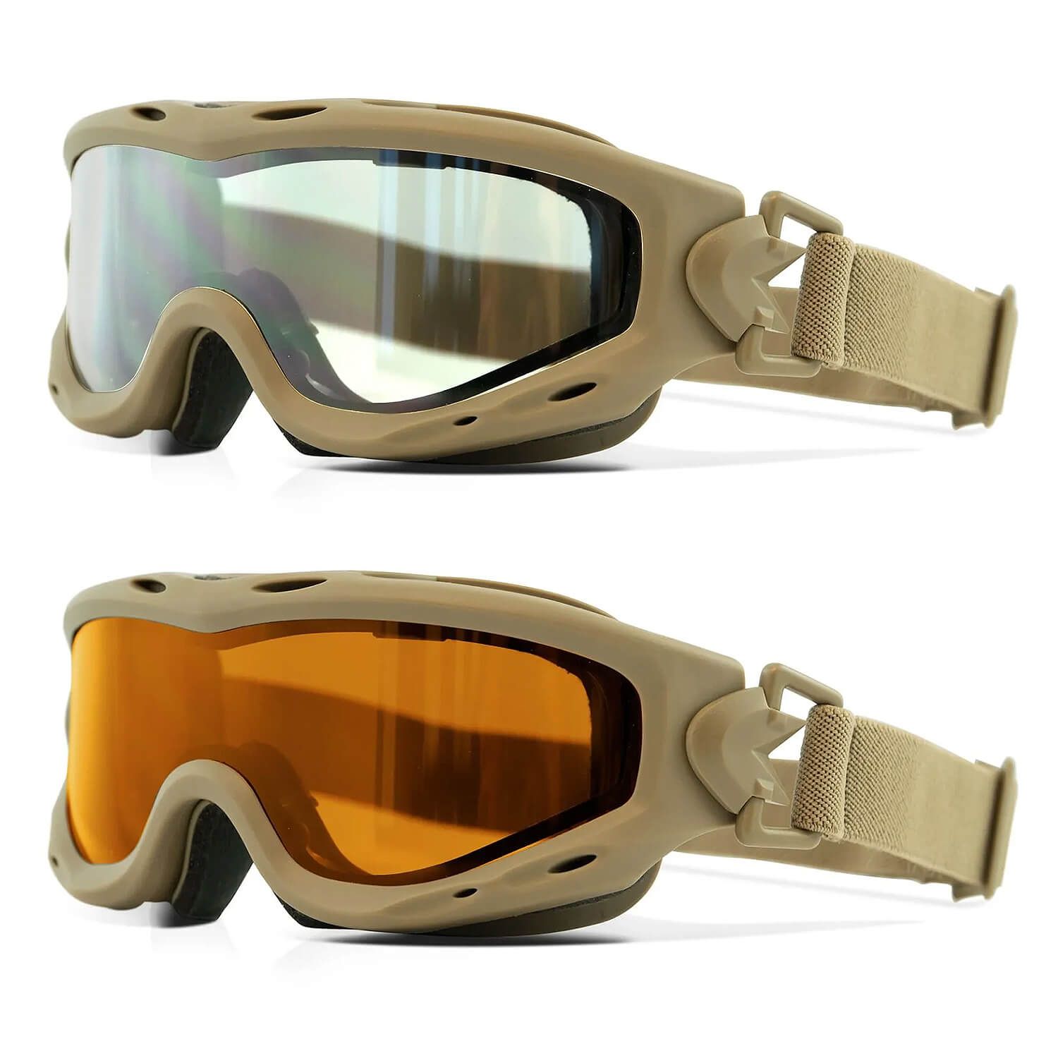 Spear Dual Lens Taktische Brille mit 3 Gläsern