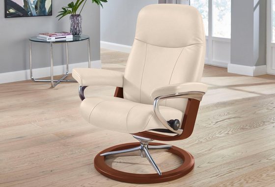 Stressless® Relaxsessel Garda (Set), mit Signature Base, Größe L, Gestell Braun