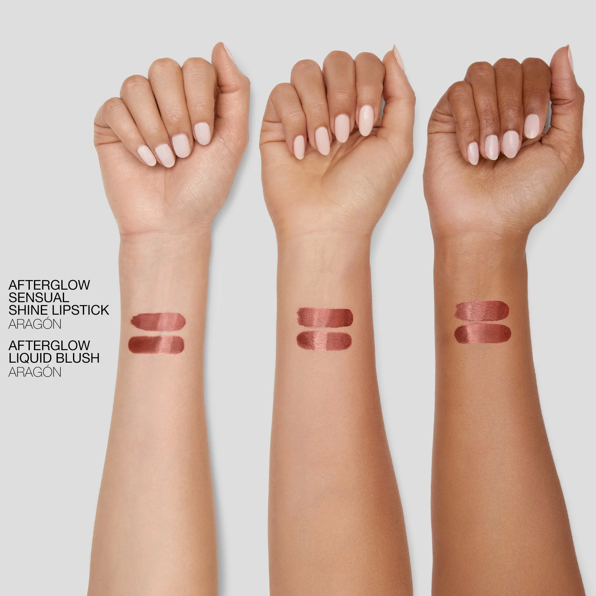 Lips AFTERGLOW -huulipuna ja miniposkipunasetti - Make Up Box
