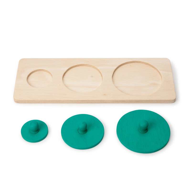 Trio disques Montessori