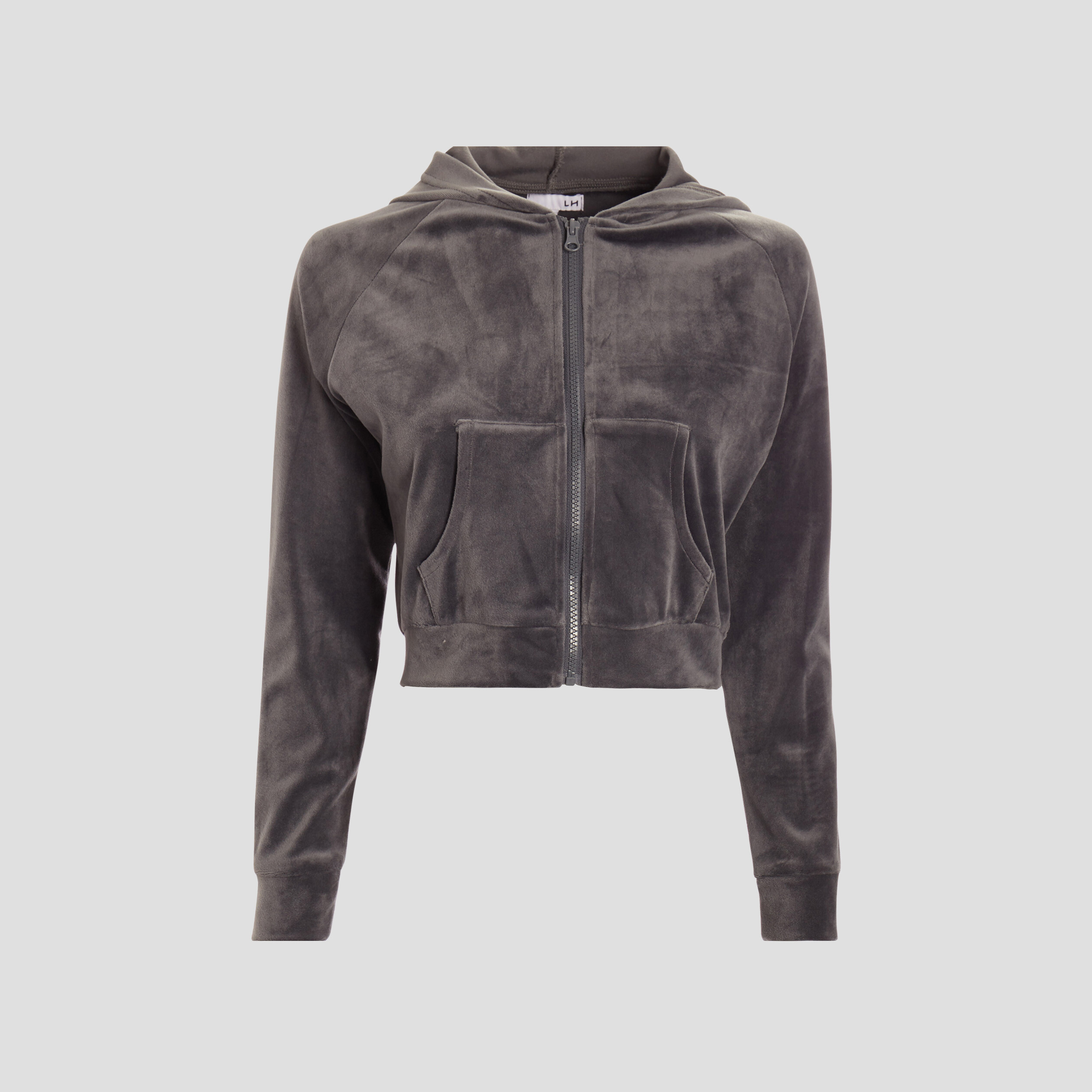 Veste de pyjama à capuche gris foncé femme | La Halle