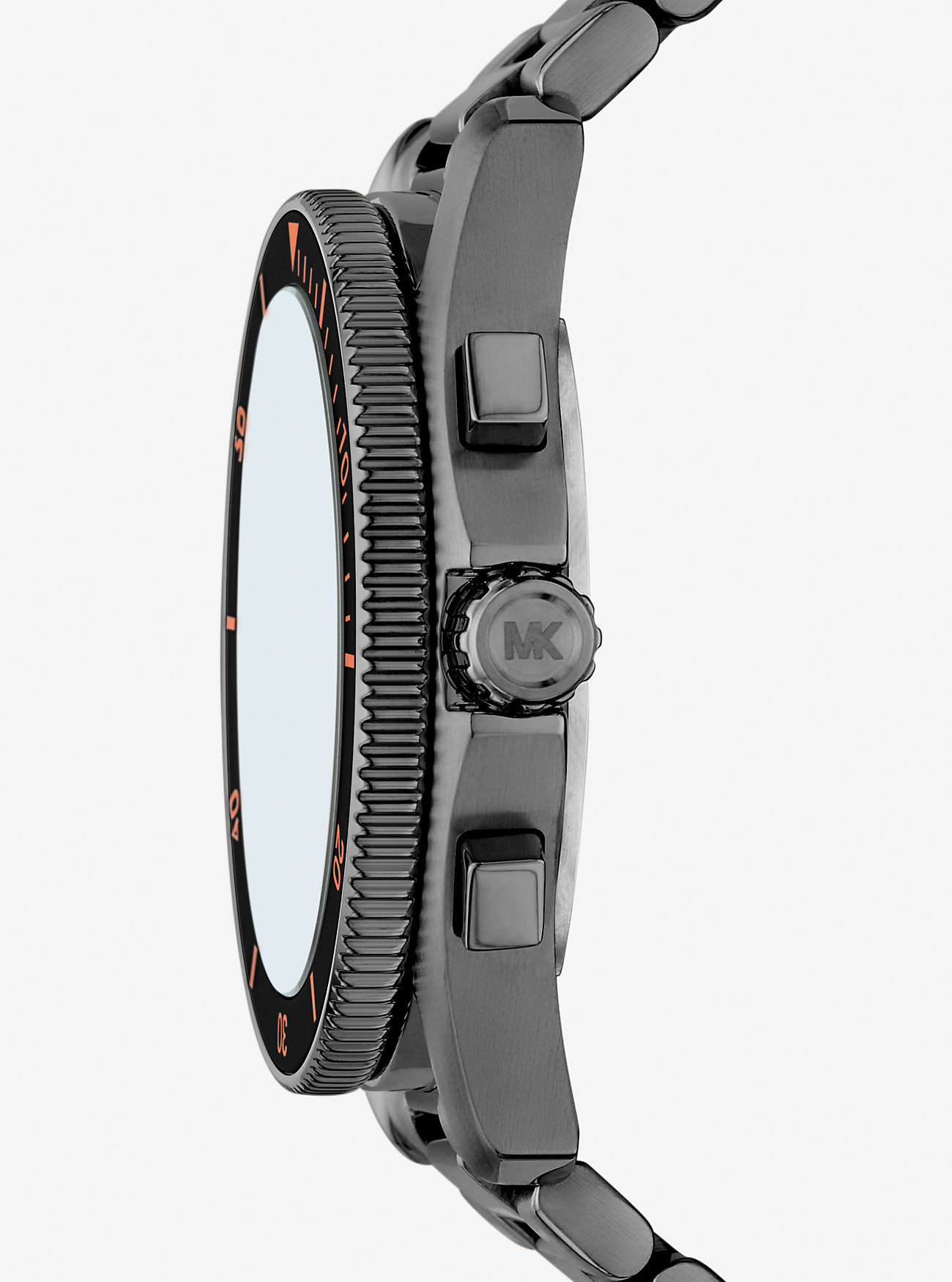 Overdimensjonert maritim klokke i gunmetal – GUNMETAL