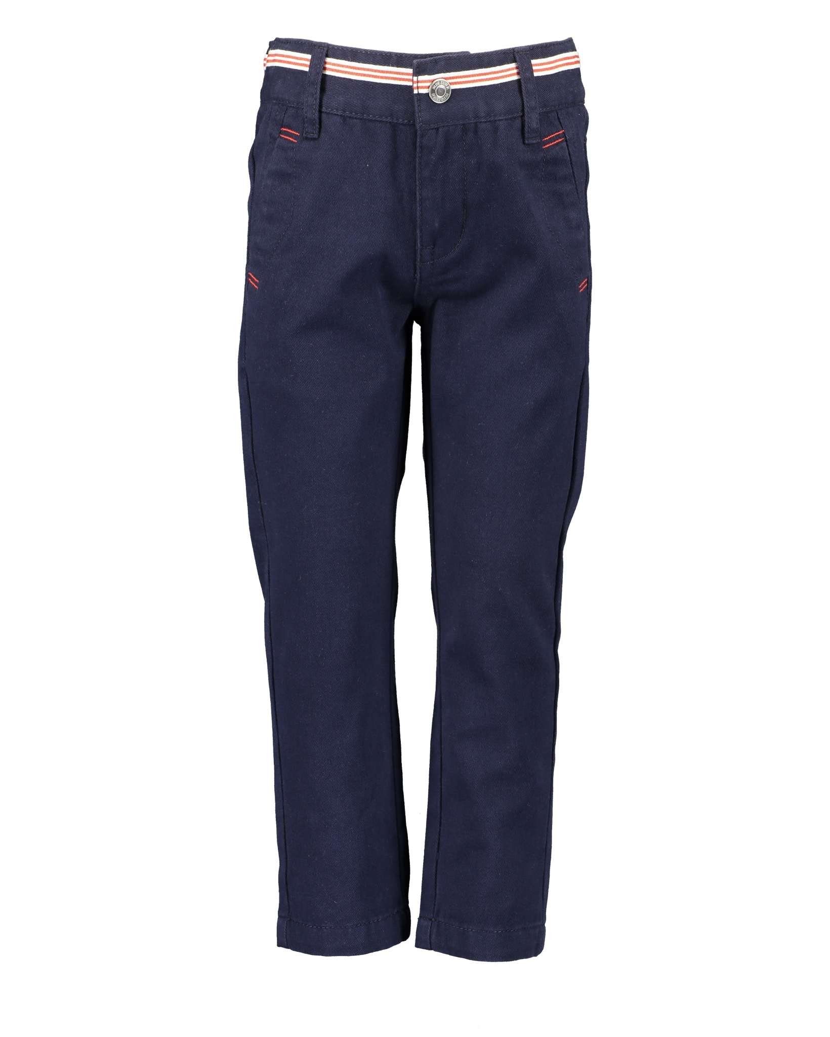 Blue Seven 5-Pocket-Jeans Blue Seven Jungen Hose Festmode marine blau rote Details (1-tlg)
