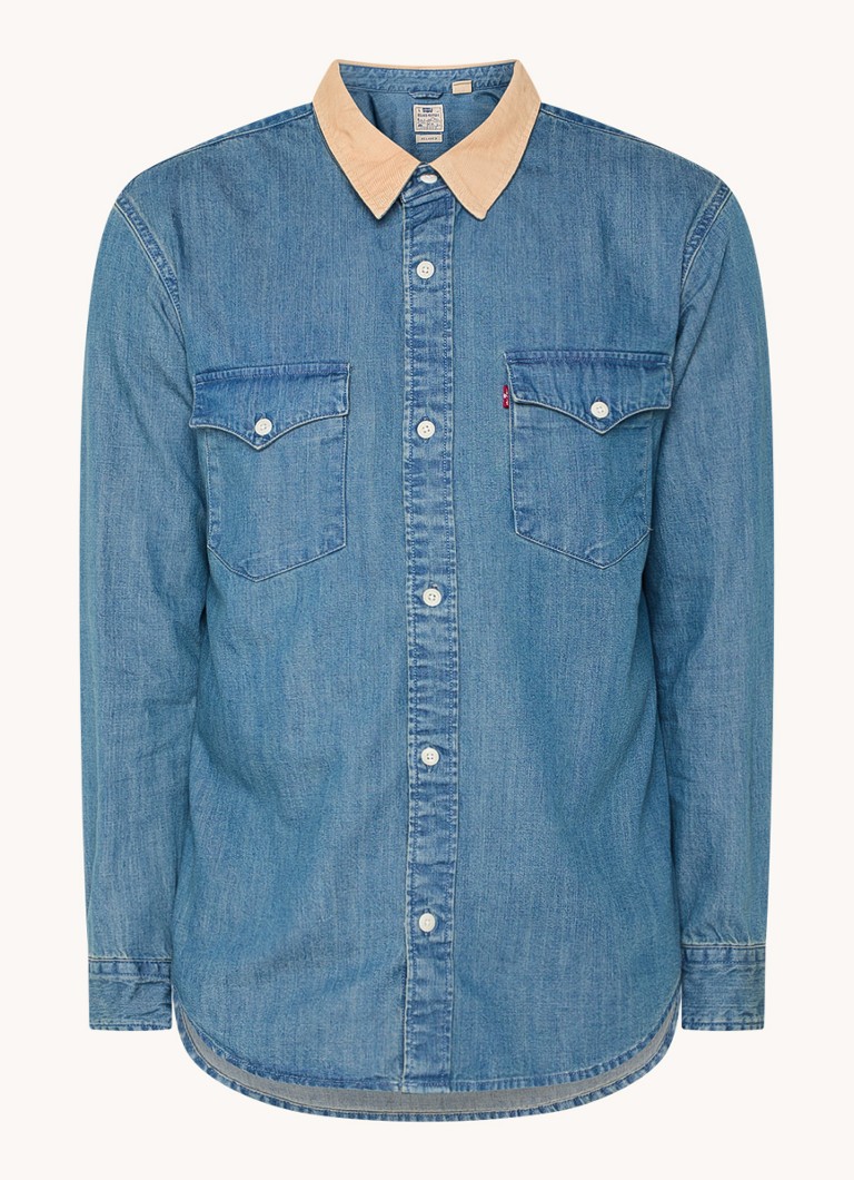 Levi's Western chambray gornja košulja regularnog kroja s džepovima na prsima