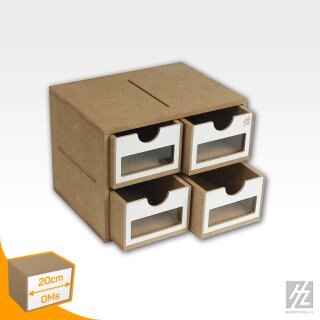 Hobbyzone: Schubladenmodul Schmal x4