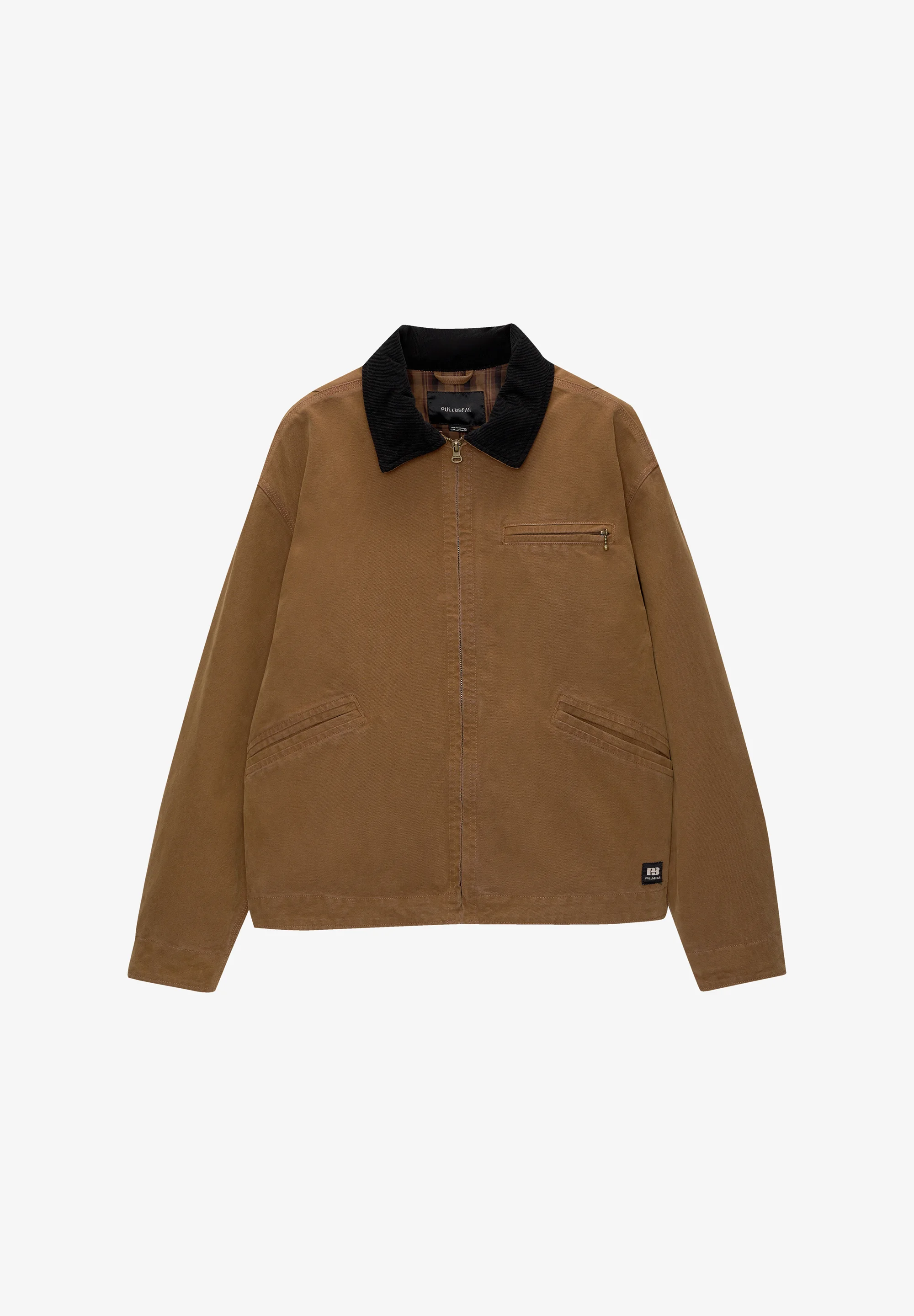 PULL&BEAR CUELLO EN CONTRASTE - Chaqueta de entretiempo