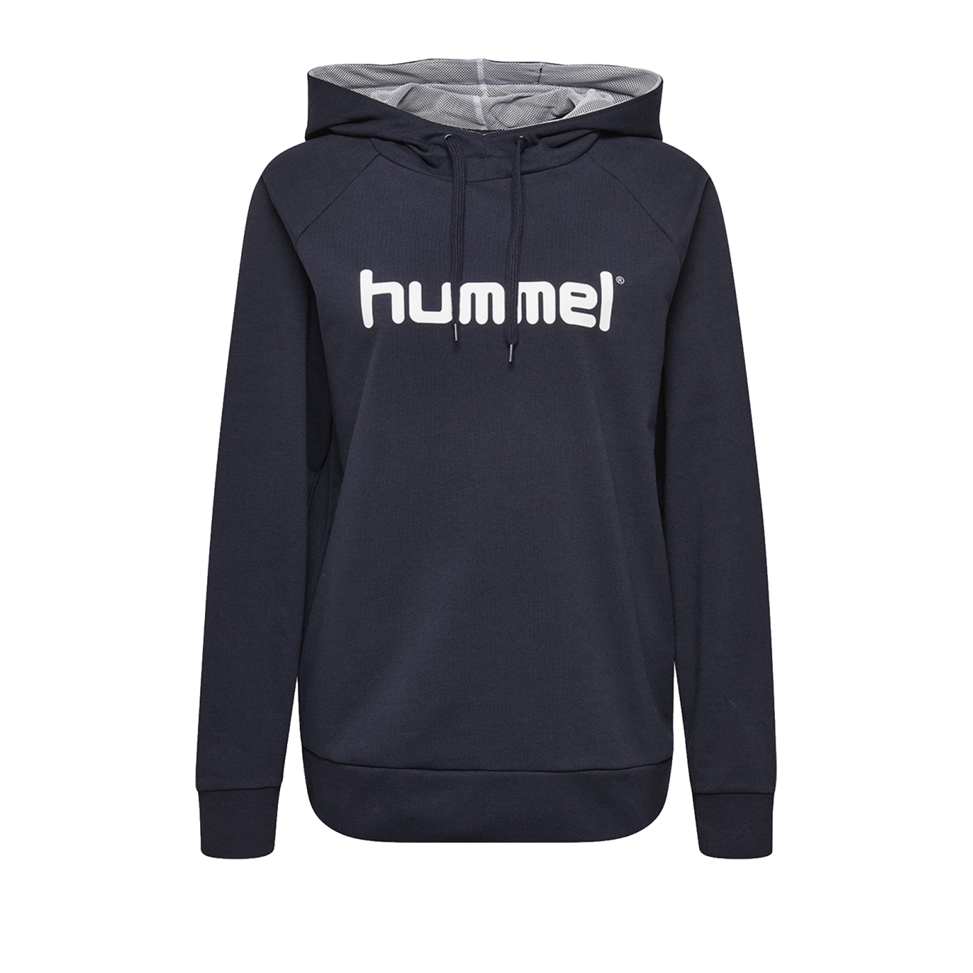 Hummel Cotton Logo Hoody Damen Blau F7026