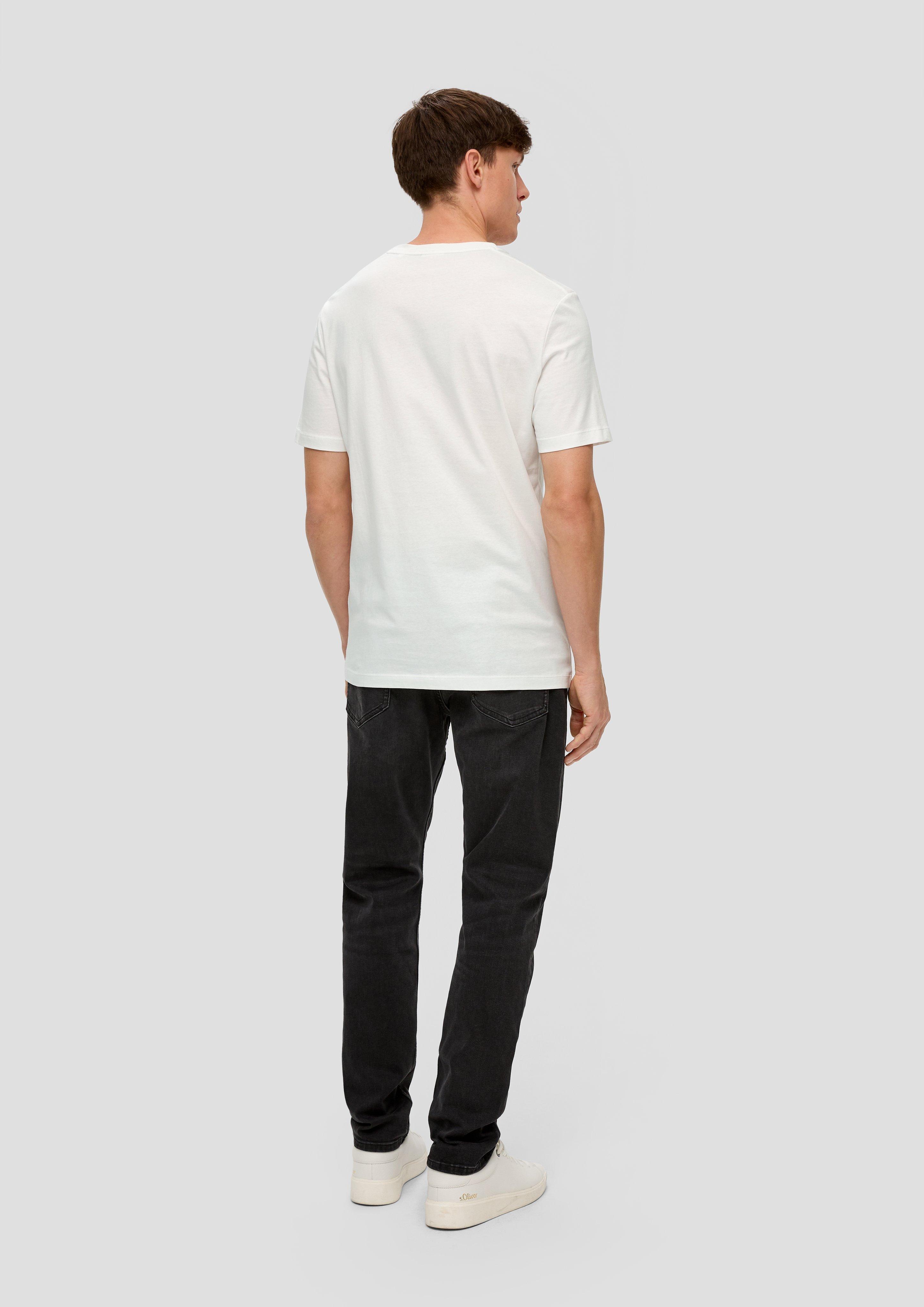 Baumwollshirt mit Frontprint  2138665-01D1