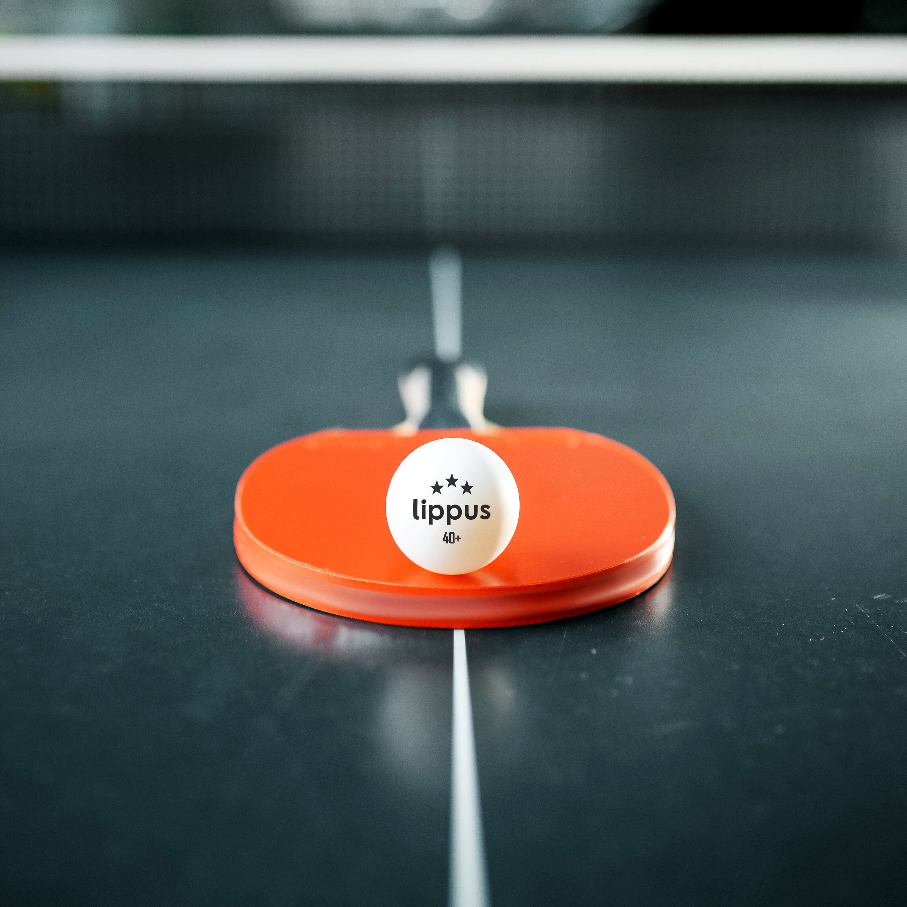 lippus Tischtennisball 3 Stern [35 Stück] SET – 18 Weiße & 17 Orange Tischtennis Bälle, Tischennisball 3 Sterne, Aufbewahrungsbeutel