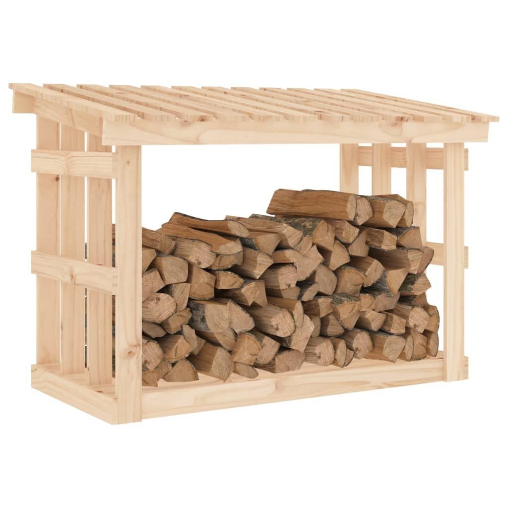 vidaXL Kaminholzregal Kaminholzregal 108x64,5x77 cm Massivholz Kiefer, BxTxH:108x64.5x77 cm