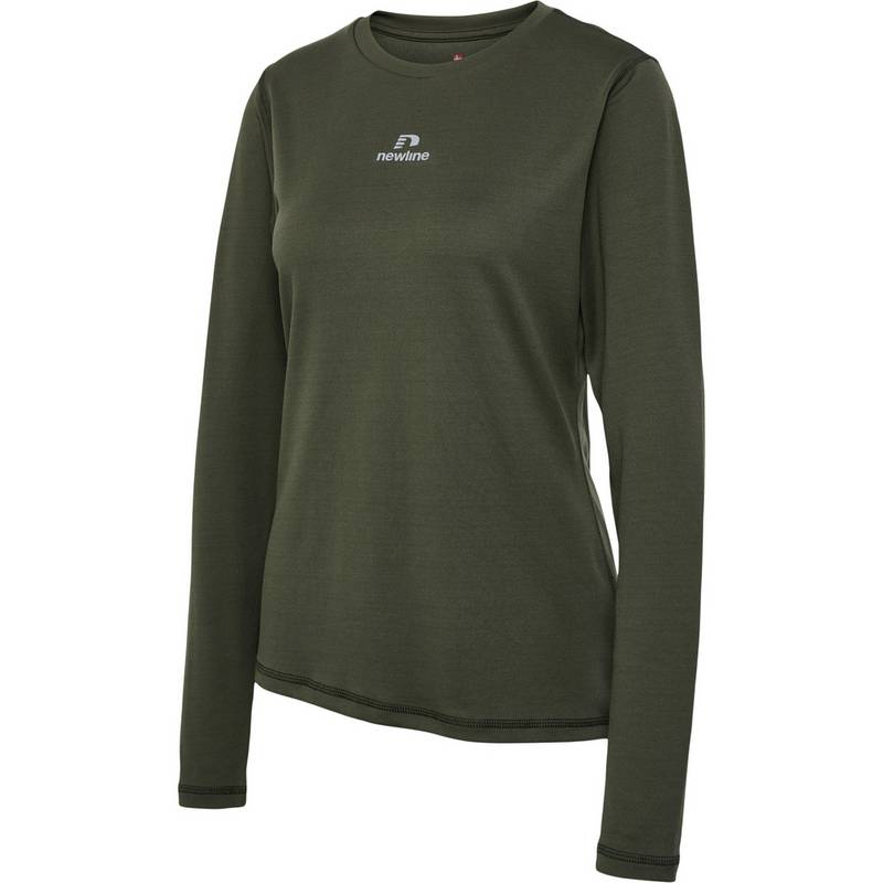 Newline nwlBEAT POLY LS TEE WOMAN T-Shirt Damen