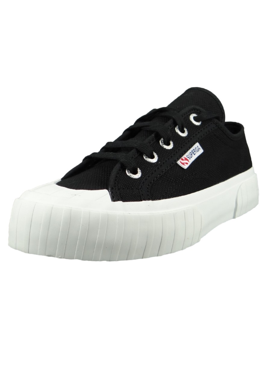 SUPERGA Sneaker schwarz