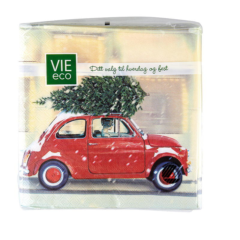 Vie Eco Servietter 20-pk 33x33 cm juledesign