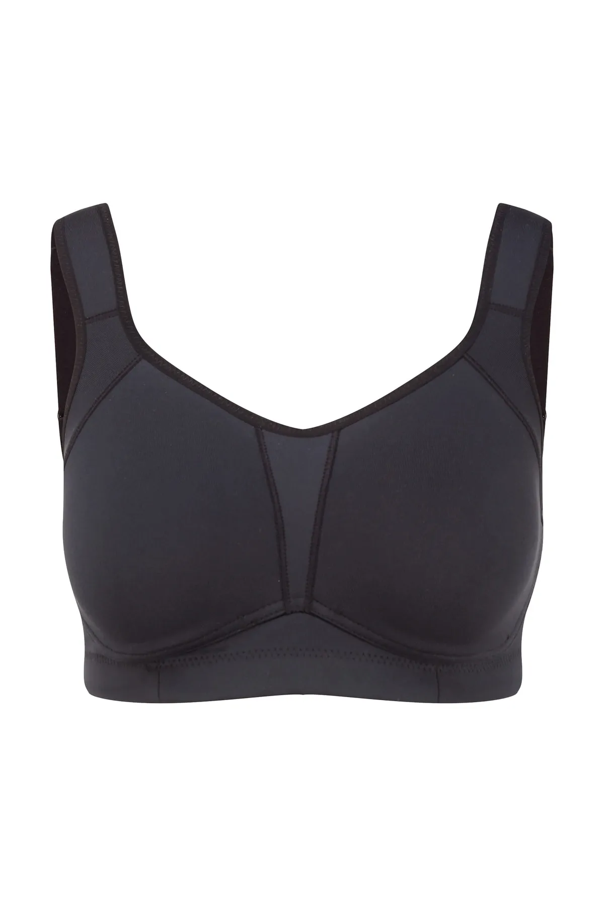 LASCANA Active  Sport-BH - Schwarz - Unifarben