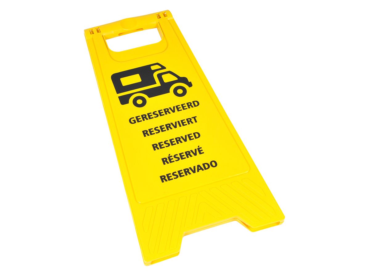 Wohnmobilschild reserviert