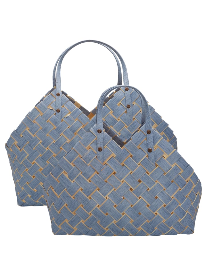 Greengate Flechtkorb in Blau günstig kaufen onesize